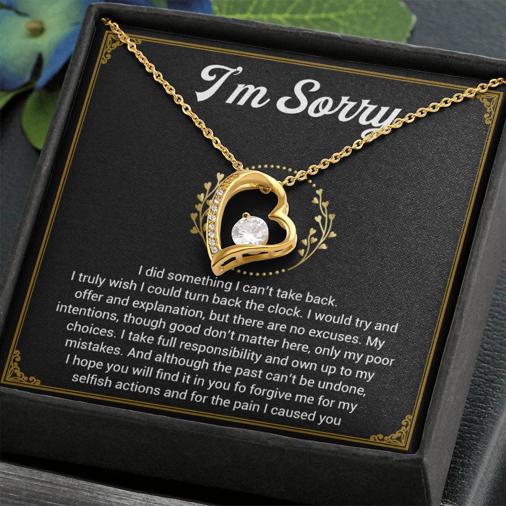 I'm Sorry Necklace Gifts, Apology Gifts For Her, Forgiveness Gift, Wife Gift 1_11