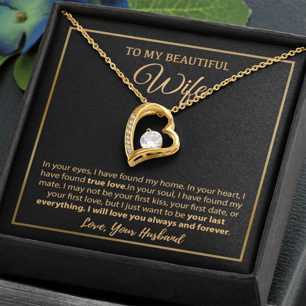 To My Wife Necklace, Christmas Gifts For Women, Anniversary Gift For Wife 18_12