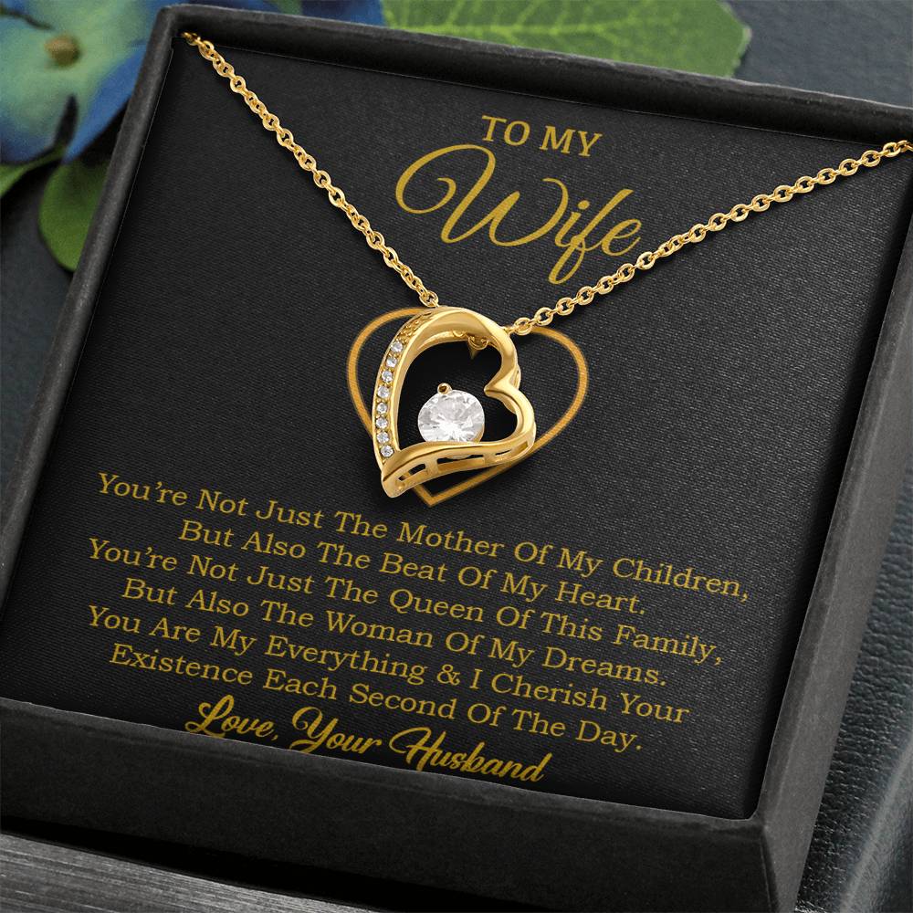 To My Wife Necklace, Gift For Wife, Anniversary Gift For Wife, Necklace For Wife 30_1_Gold