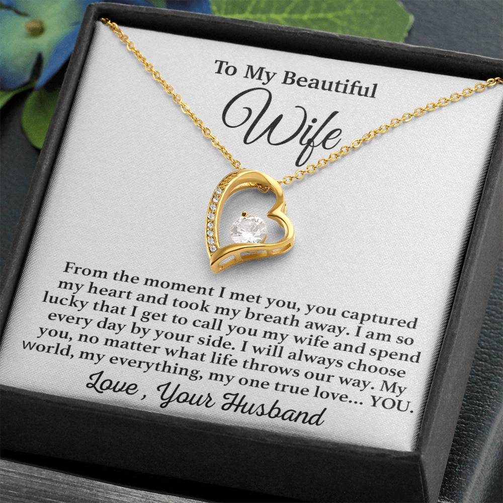 To My Wife Necklace, Gift From Husband, Anniversary Jewelry Gifts Wife 3_4