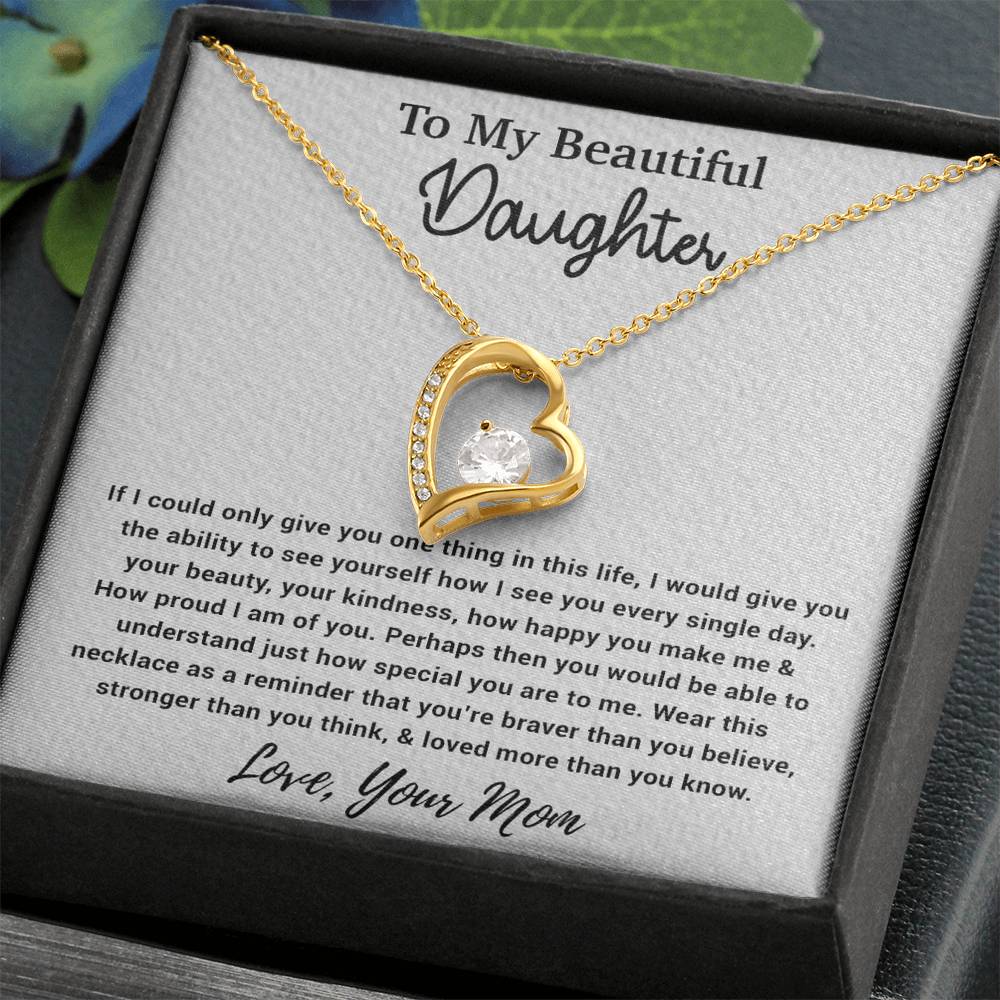 To My Daughter Necklace, Gift For Daughter From Mom, Birthday Gifts 4_10