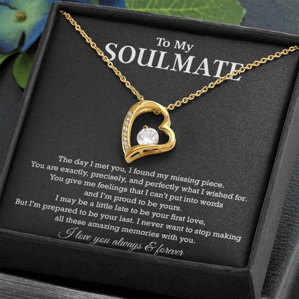To My Soulmate Necklace, Birthday Gift for Her, Anniversary Gifts, Christmas Gift 12_8