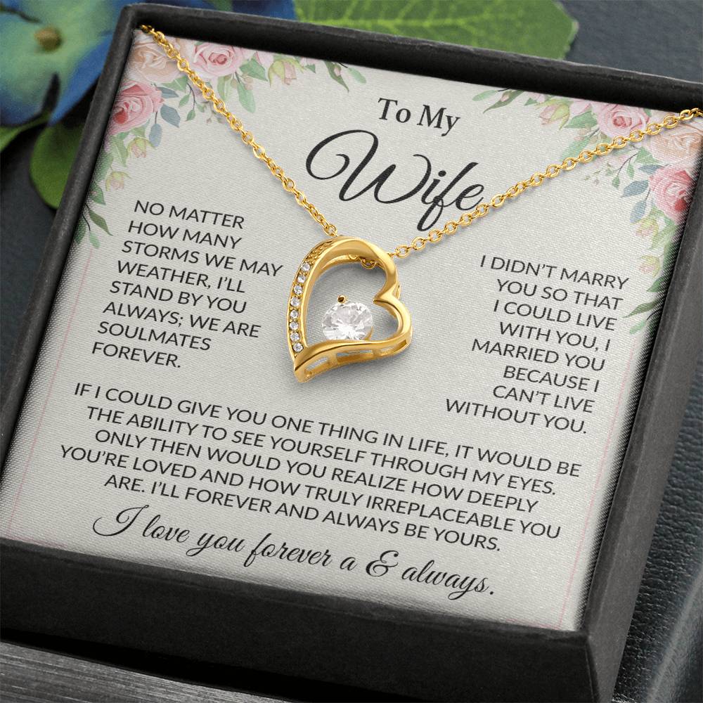 To My Wife Necklace, Christmas Gifts For Women, Anniversary Gift For Wife 18_10
