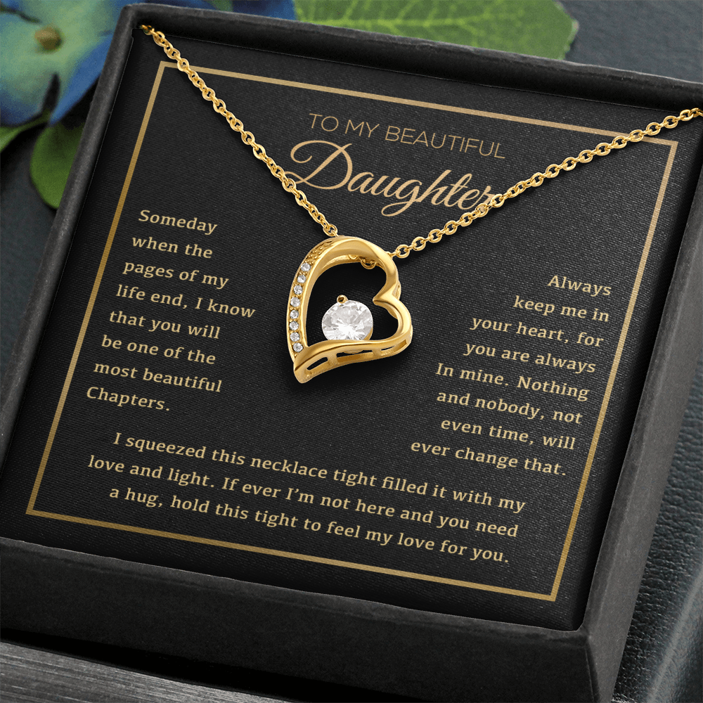 To My Daughter Necklace, Daughter Gift from Dad, Mom, Daughter Birthday Gift, Christmas Gift for Her 14_1