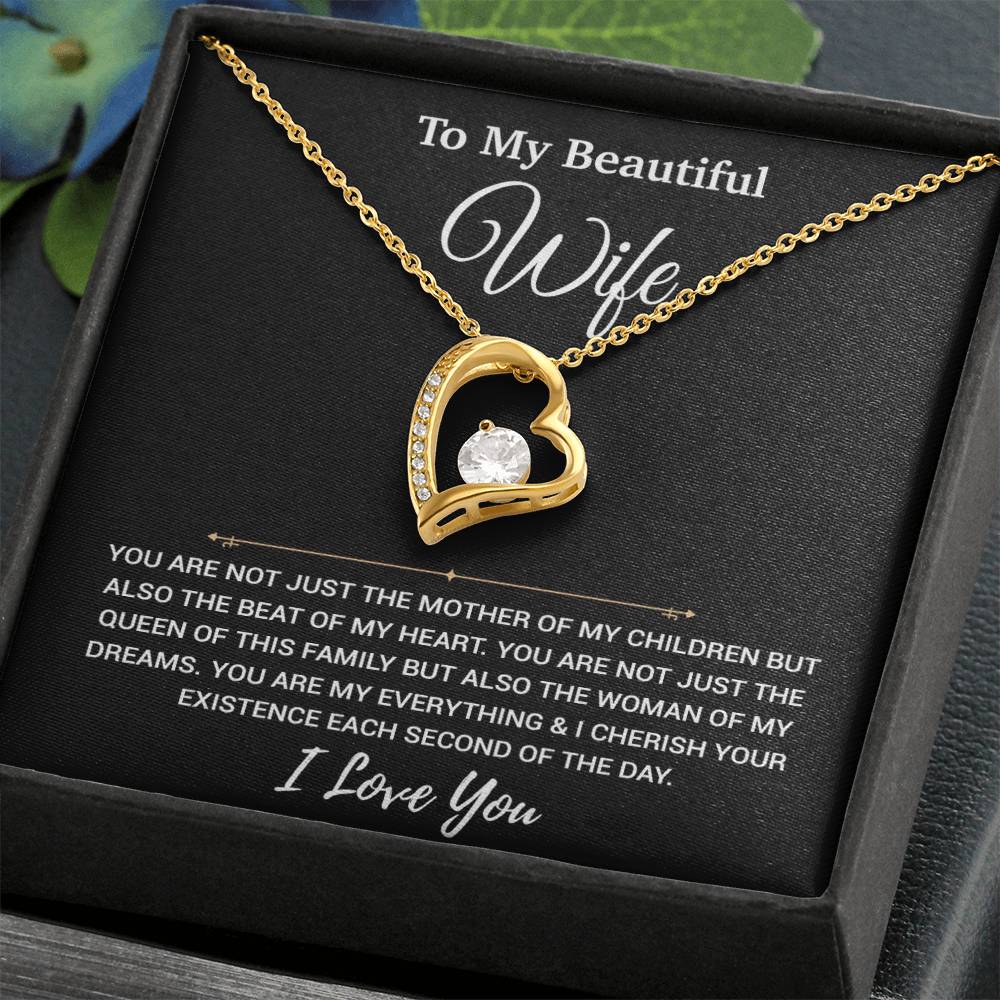To My Wife Necklace, Christmas Gifts For Women, Anniversary Gift For Wife 24_11_Black