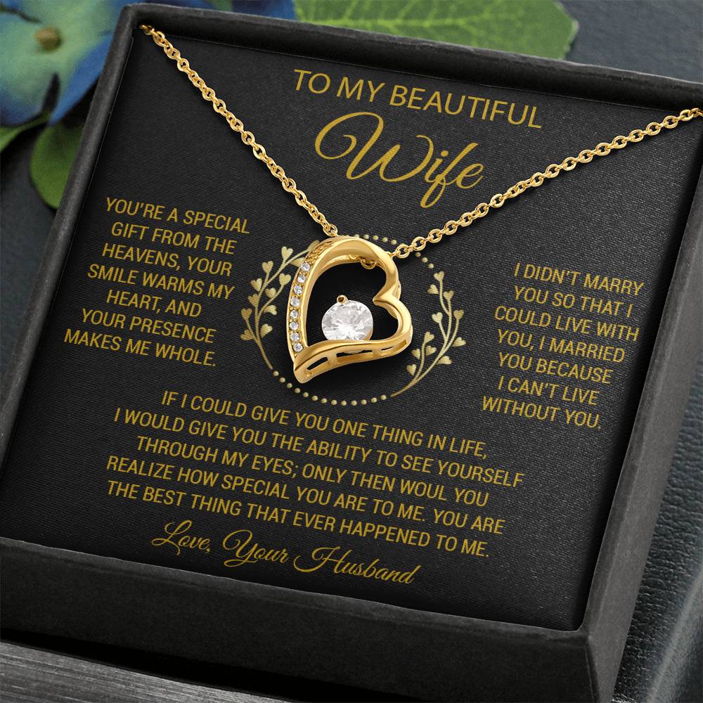 To My Wife Necklace, Anniversary Gift For Wife, Wife Birthday Gift, Gift For Wife 3_6