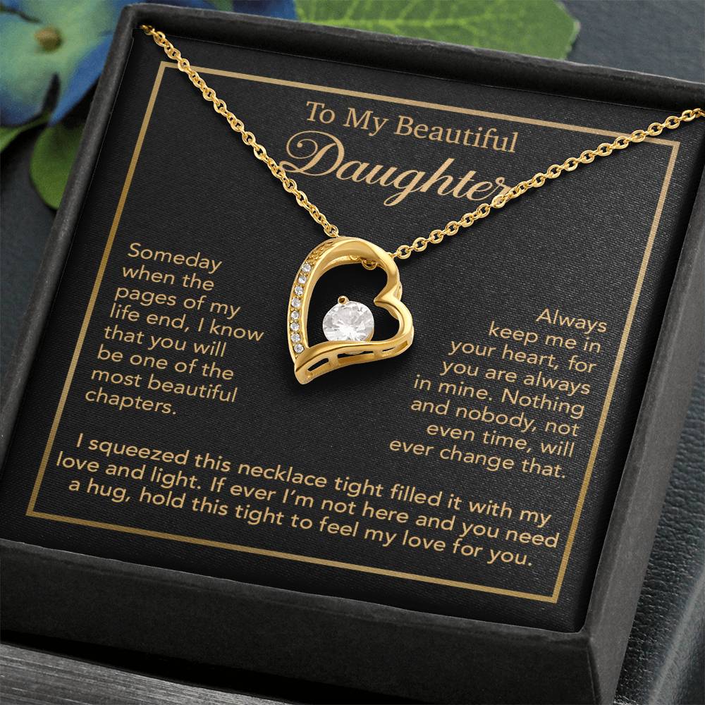 To My Daughter Necklace, Gift For Daughter From Dad, Daughter Father Necklace 14_11