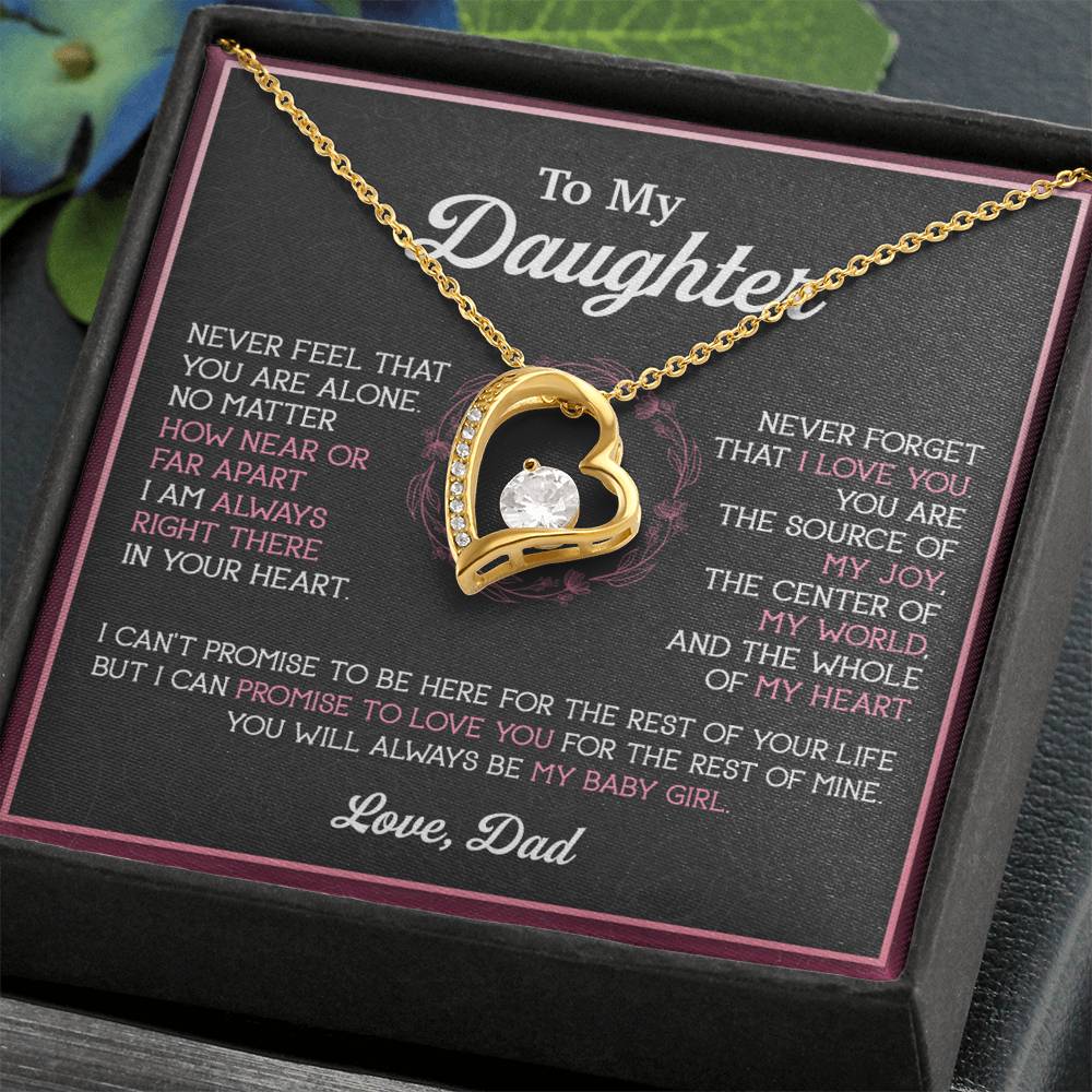 To My Daughter Necklace, Gift for Daughter from Dad, Father Daughter Necklace 12_11