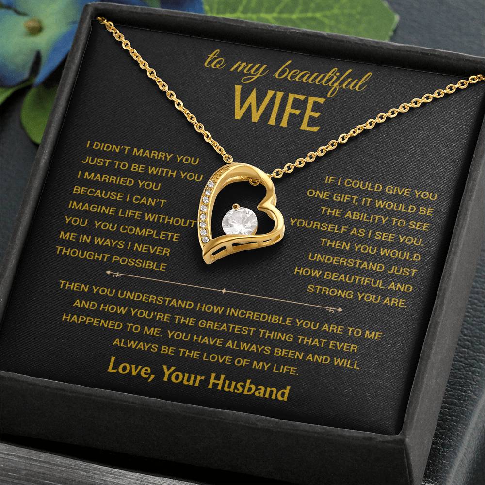 To My Wife Necklace, Christmas Gifts For Women, Anniversary Gift For Wife 14_12