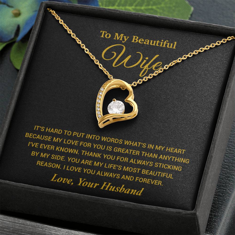 To My Wife Necklace , Anniversary Gift Wife , Gift for Wife, Christmas Gifts 25_11