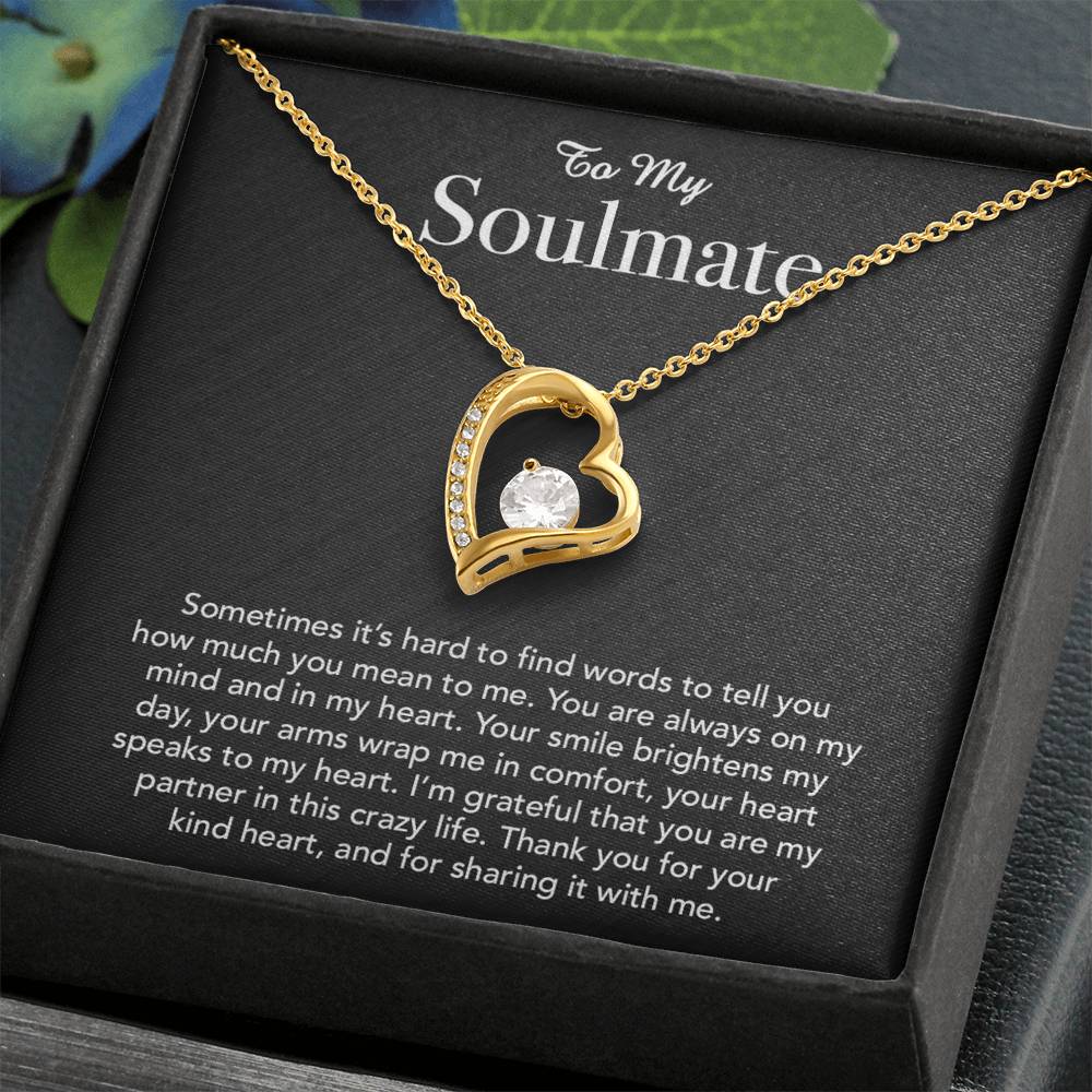 To My Soulmate Necklace, Gift For Wife, Anniversary Gift, Christmas Gift 3_5