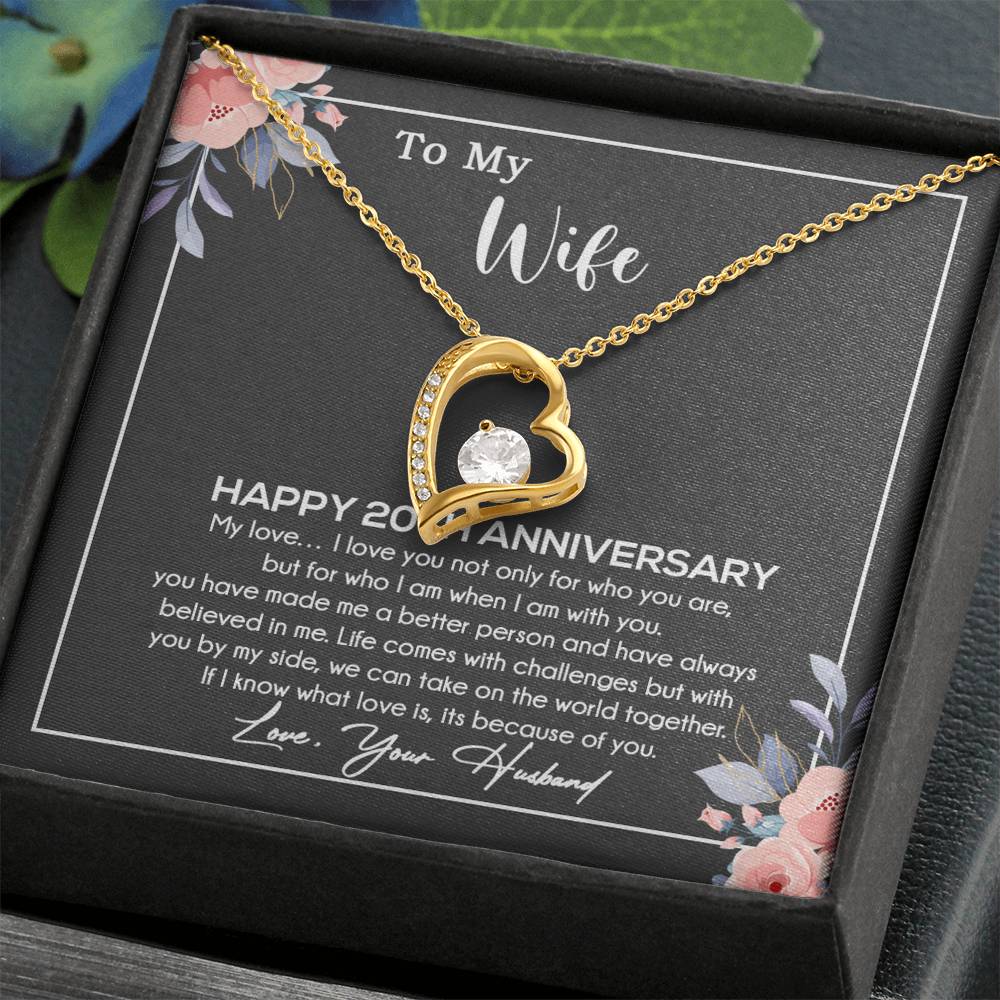 20th Anniversary Gift For Wife Necklace, 20 Year Anniversary, 20th Wedding Gift _11_11