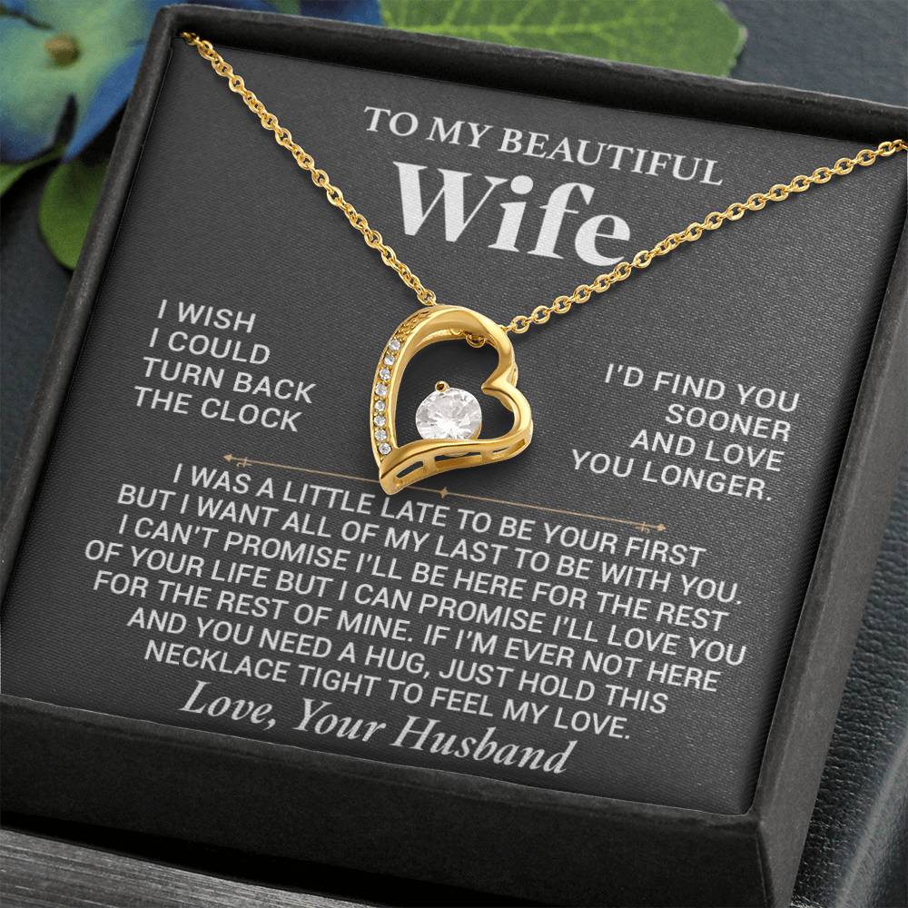 To My Wife Necklace, Anniversary Gift For Wife, Wife Birthday, Gift For Wife88