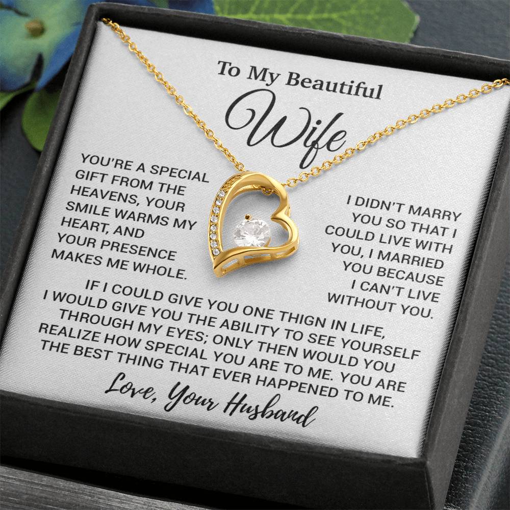 To My Wife Necklace, Christmas Gifts For Women, Anniversary Gift For Wife 1_8