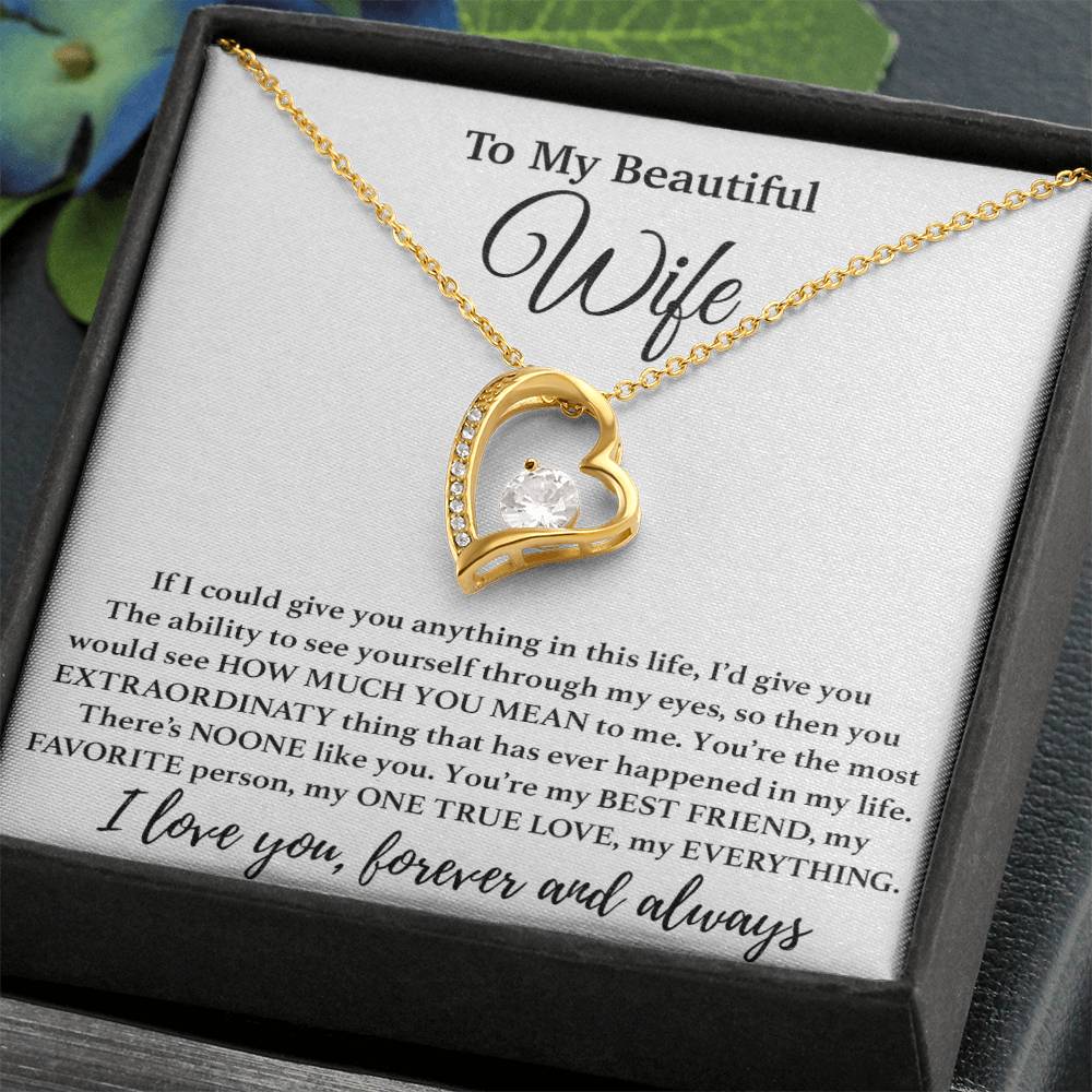 To My Wife Necklace, Gift From Husband, Anniversary Jewelry Gifts Wife 1_4