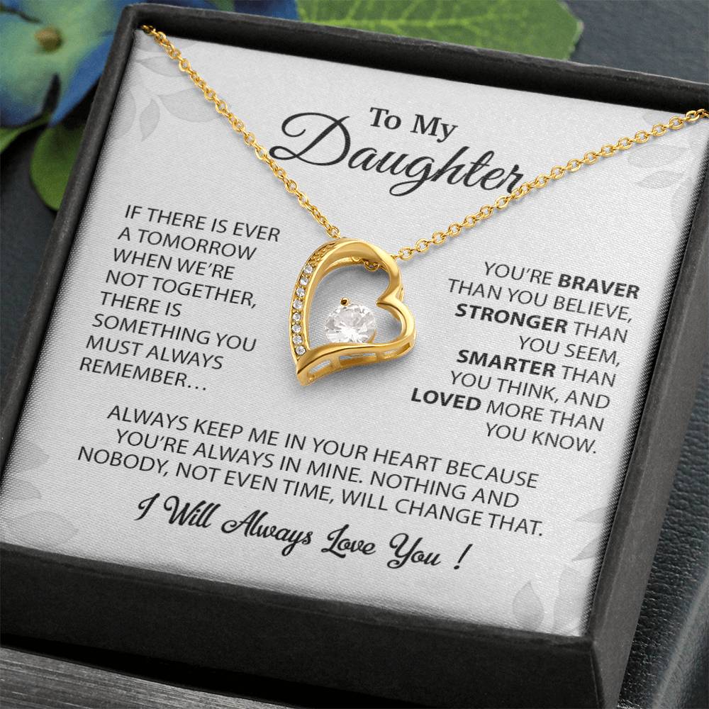 To My Daughter Necklace, Pendant Gift from Dad, Daughter Birthday Holiday Christmas Gift 20_9