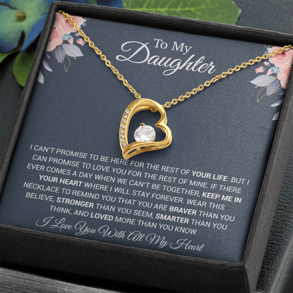 To My Daughter Necklace, Daughter Father Necklace, Daughter Gift From Dad, Mom 16_11