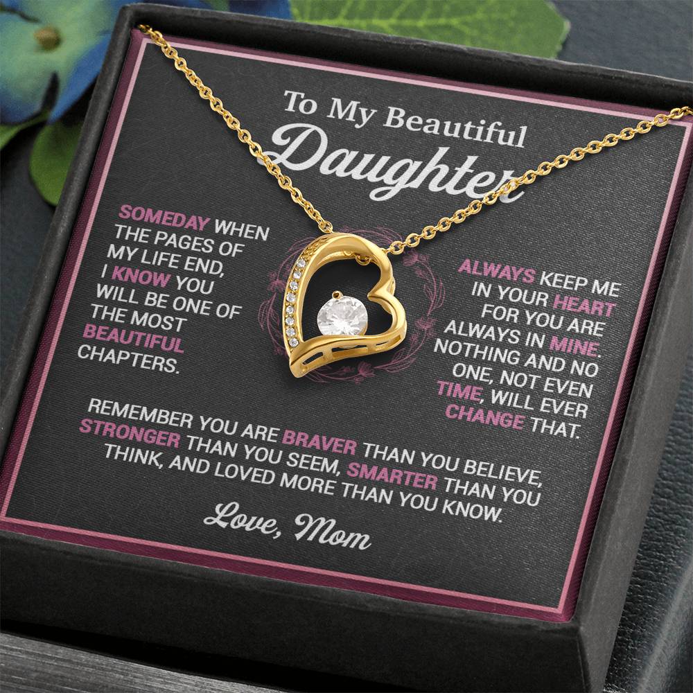 To My Daughter Necklace, Gift for Daughter from Mom, Mother Daughter Necklace 16_11