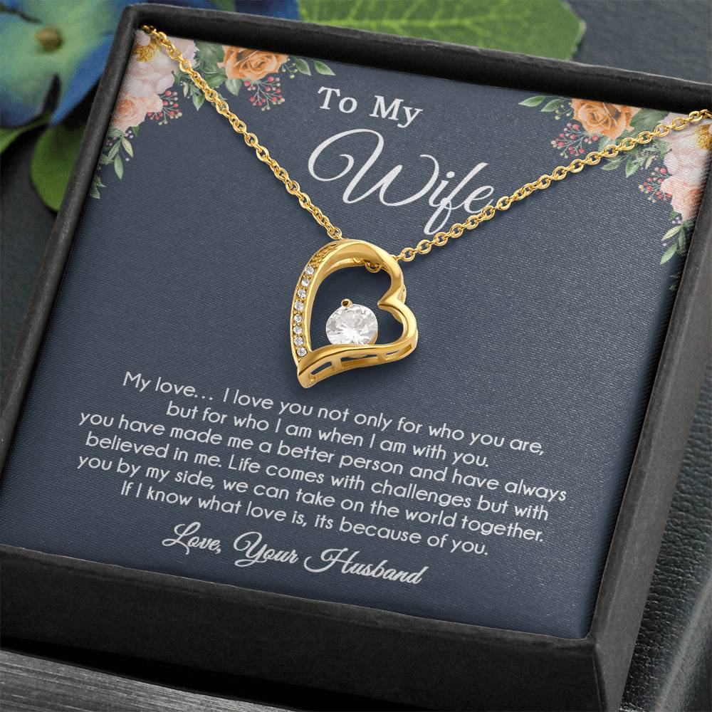 To My Wife Necklace, Wife Gift From Husband, Wife Husband Necklace, Christmas Gift 6_9