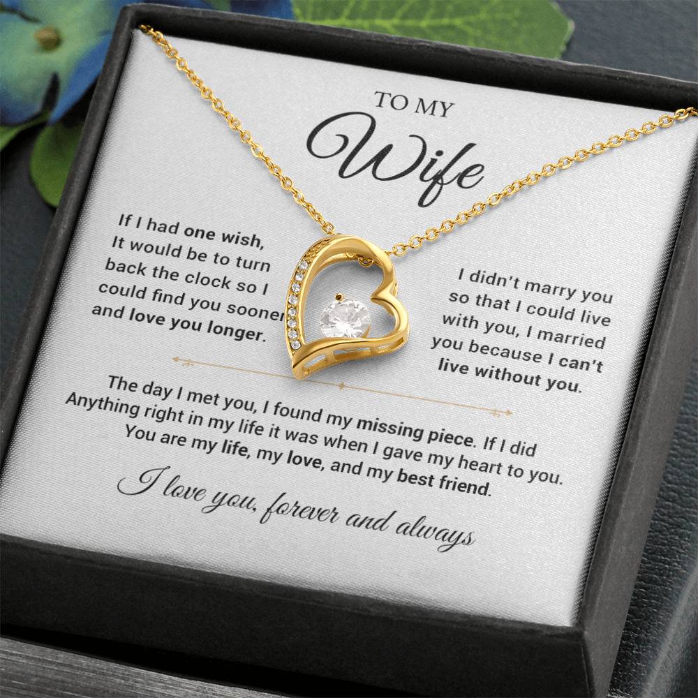 To My Wife Necklace, Anniversary Gift For Wife, Wife Birthday, Gift For Wife 14_8