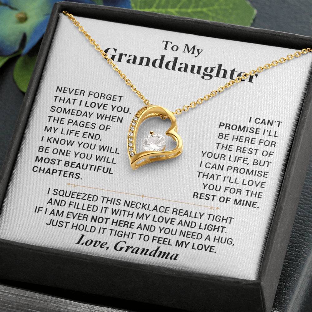 To My Granddaughter Necklace, Granddaughter Gift from Grandma, Gift from Grandpa 28_7