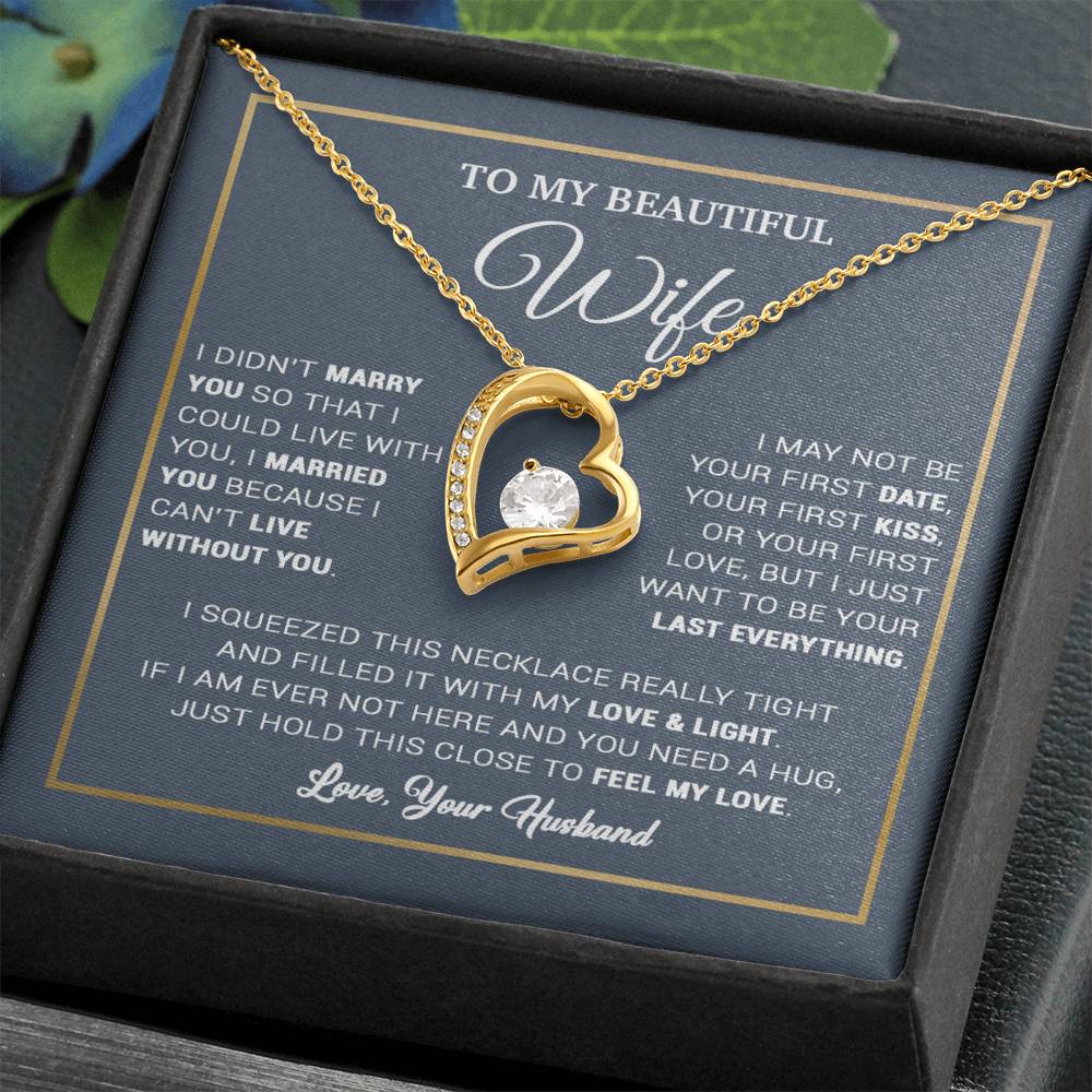 To My Wife Necklace, Gift For Wife, Anniversary Gift For Wife, Christmas Gift 13_12