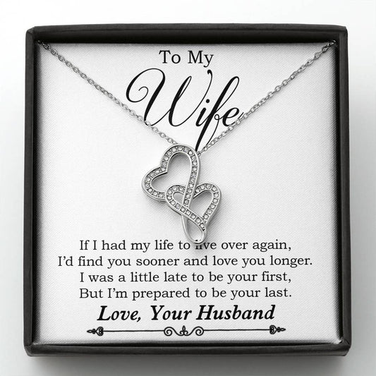 To My Wife Necklace, Engagement Gift for Future Wife, Birthday Gift