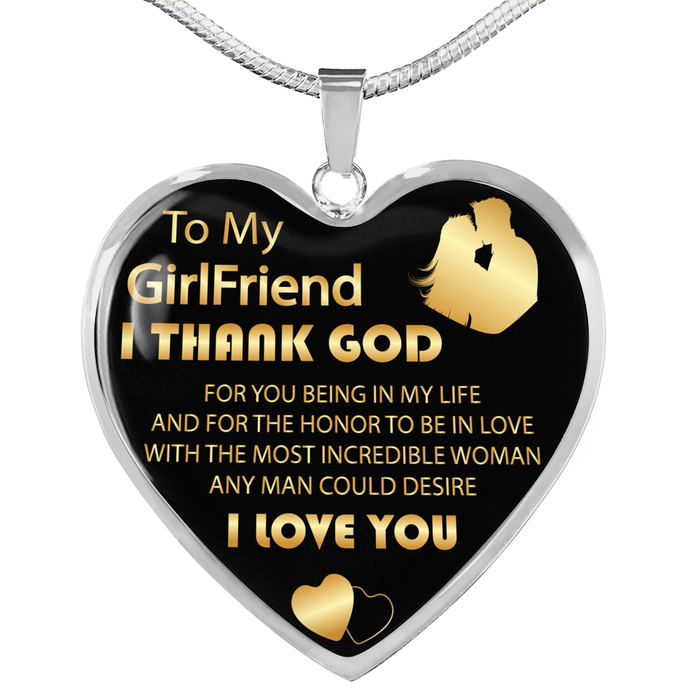 To My Girlfriend Necklace Best Gift For Girlfriend Birthday