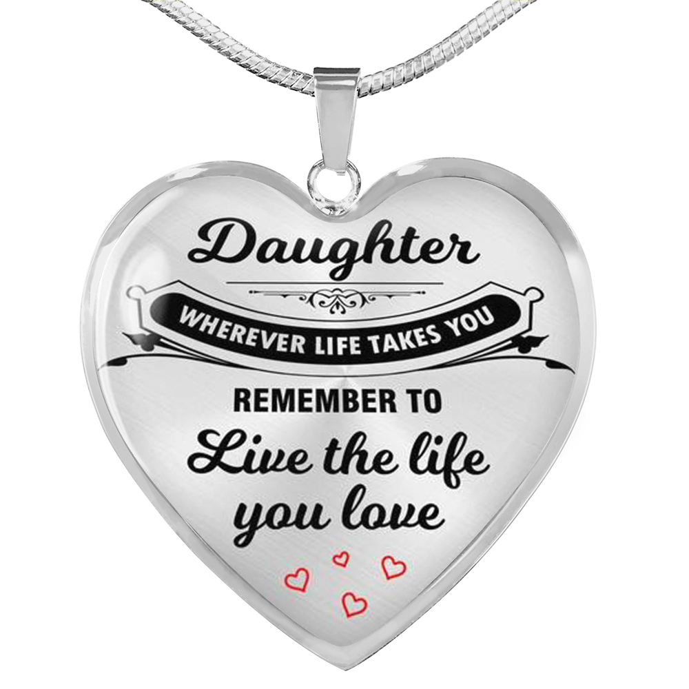 Daughter Necklace from Mother or Father, Perfect Birthday Gift
