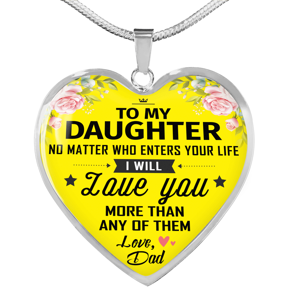 To My Daughter Necklace Birthday Gifts For Daughter From Daddy