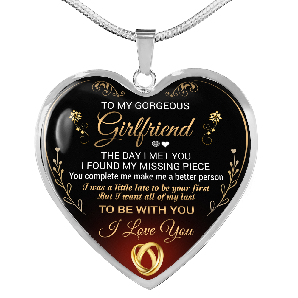 To My GIRLFRIEND Necklace Best Gift For Girlfriend From Boyfriend