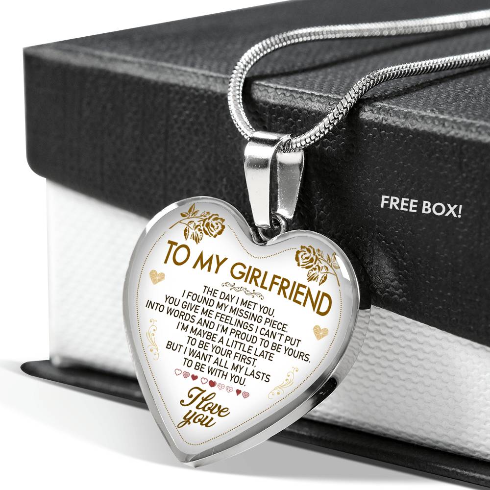 To My Girlfriend Necklace Best Gift For Girlfriend Birthday