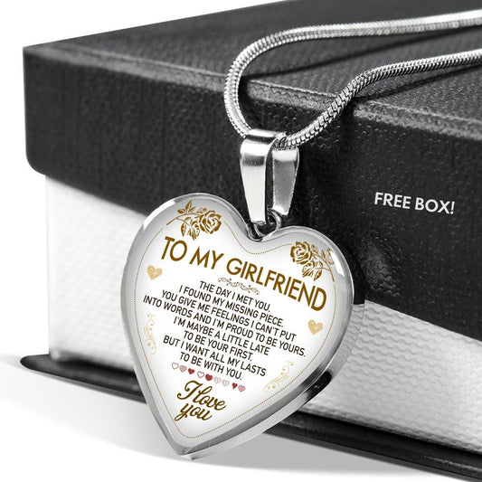 To My Girlfriend Necklace Best Gift For Girlfriend Birthday
