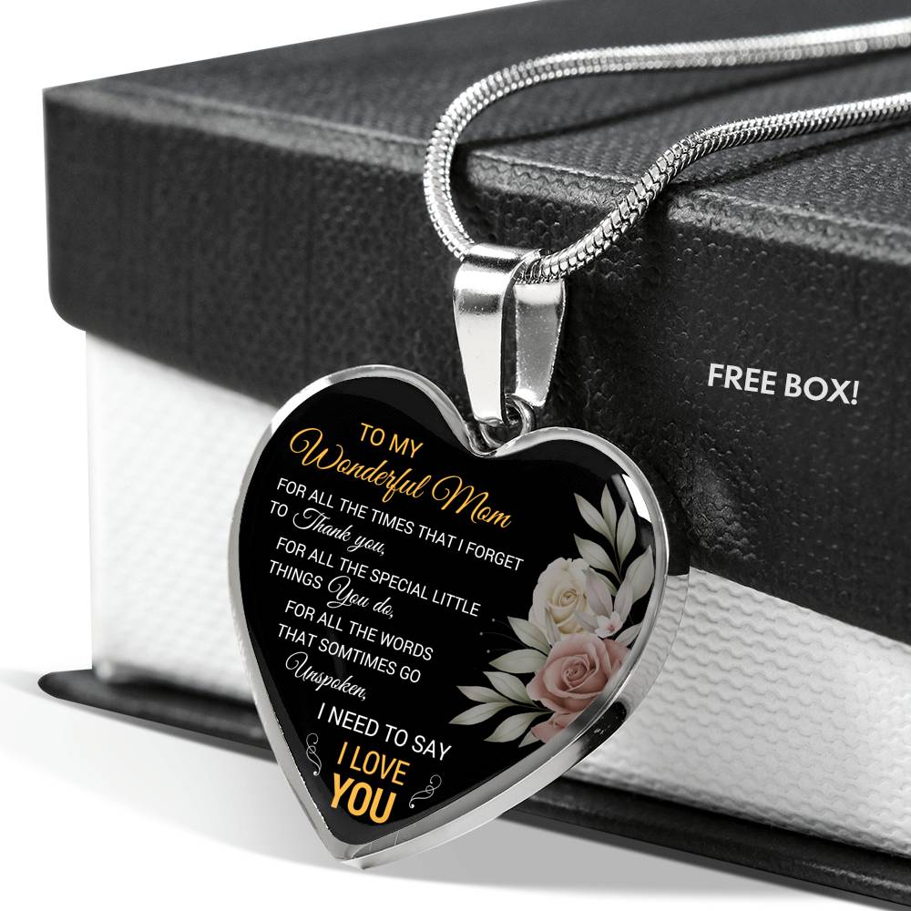 To My Wonderful Mom Gift for Mom from Son Mom Birthday Gift From Daughter Or Son