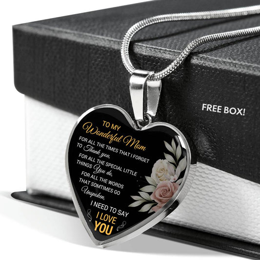 To My Wonderful Mom Gift for Mom from Son Mom Birthday Gift From Daughter Or Son