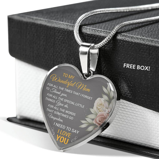 To My Wonderful Mom Gift for Mom from Son Mom Birthday Gift From Daughter Or Son