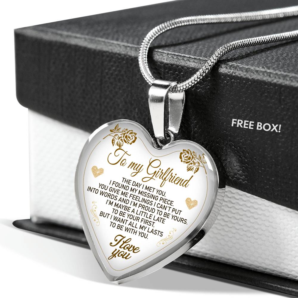 To My Girlfriend Necklace Best Gift For Girlfriend Birthday