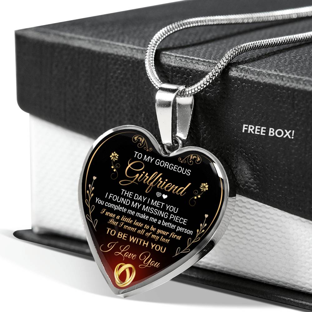 To My GIRLFRIEND Necklace Best Gift For Girlfriend From Boyfriend