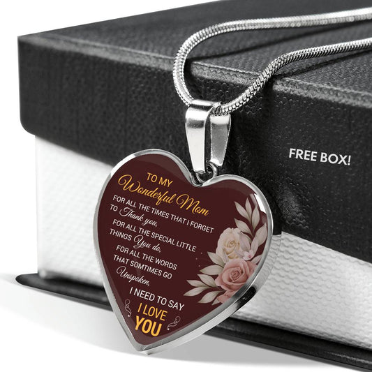 To My Wonderful Mom Gift for Mom from Son Mom Birthday Gift From Daughter Or Son