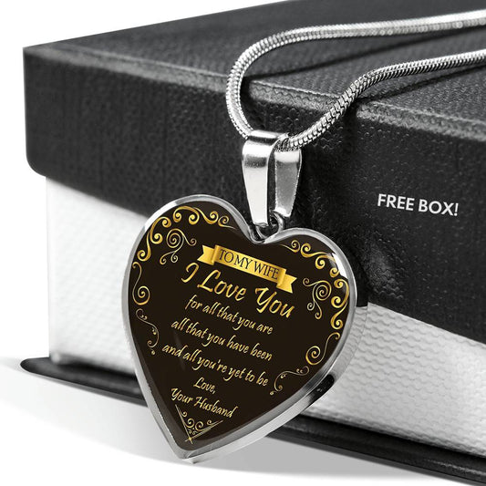 ZEN DEAL - Wife Necklace, Wife to My Wife