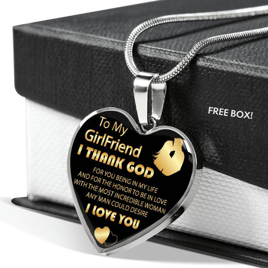 To My Girlfriend Necklace Best Gift For Girlfriend Birthday