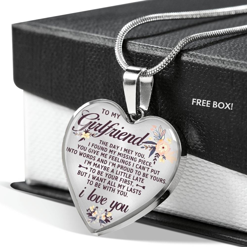 To My Girlfriend Necklace Best Gift For Girlfriend Birthday