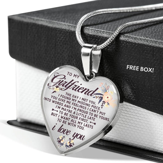 To My Girlfriend Necklace Best Gift For Girlfriend Birthday