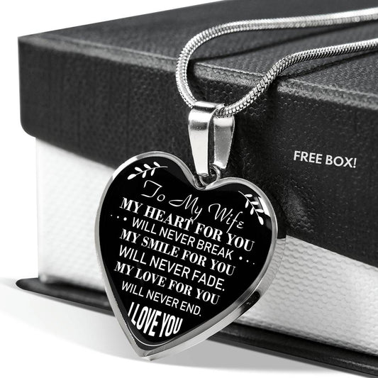 To My Future Wife Necklace - Perfect Wife & Husband Necklace - Pendants for Wife