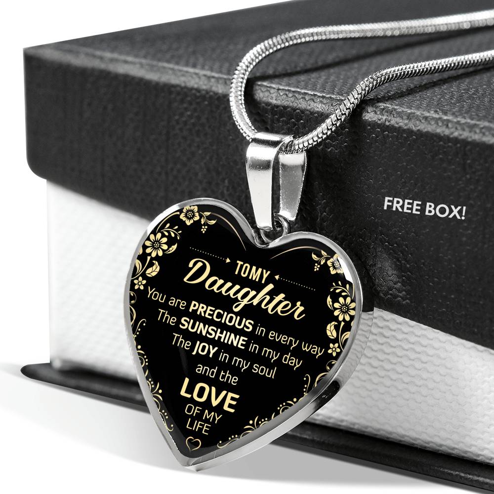 To My Daughter Necklace Birthday Gifts For Daughter From Daddy