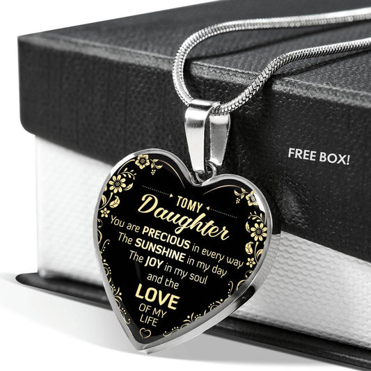 To My Daughter Necklace Birthday Gifts For Daughter From Daddy