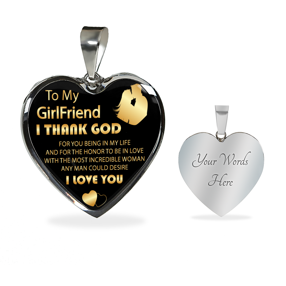 To My Girlfriend Necklace Best Gift For Girlfriend Birthday