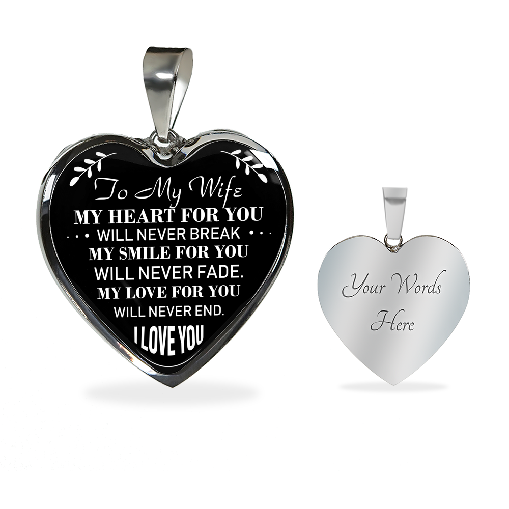 To My Future Wife Necklace - Perfect Wife & Husband Necklace - Pendants for Wife