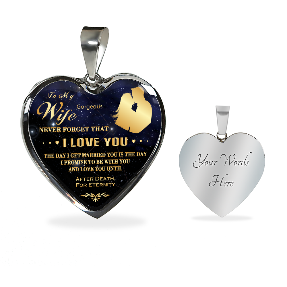 Wife Heart Necklace Best Gift For Wife From Husband