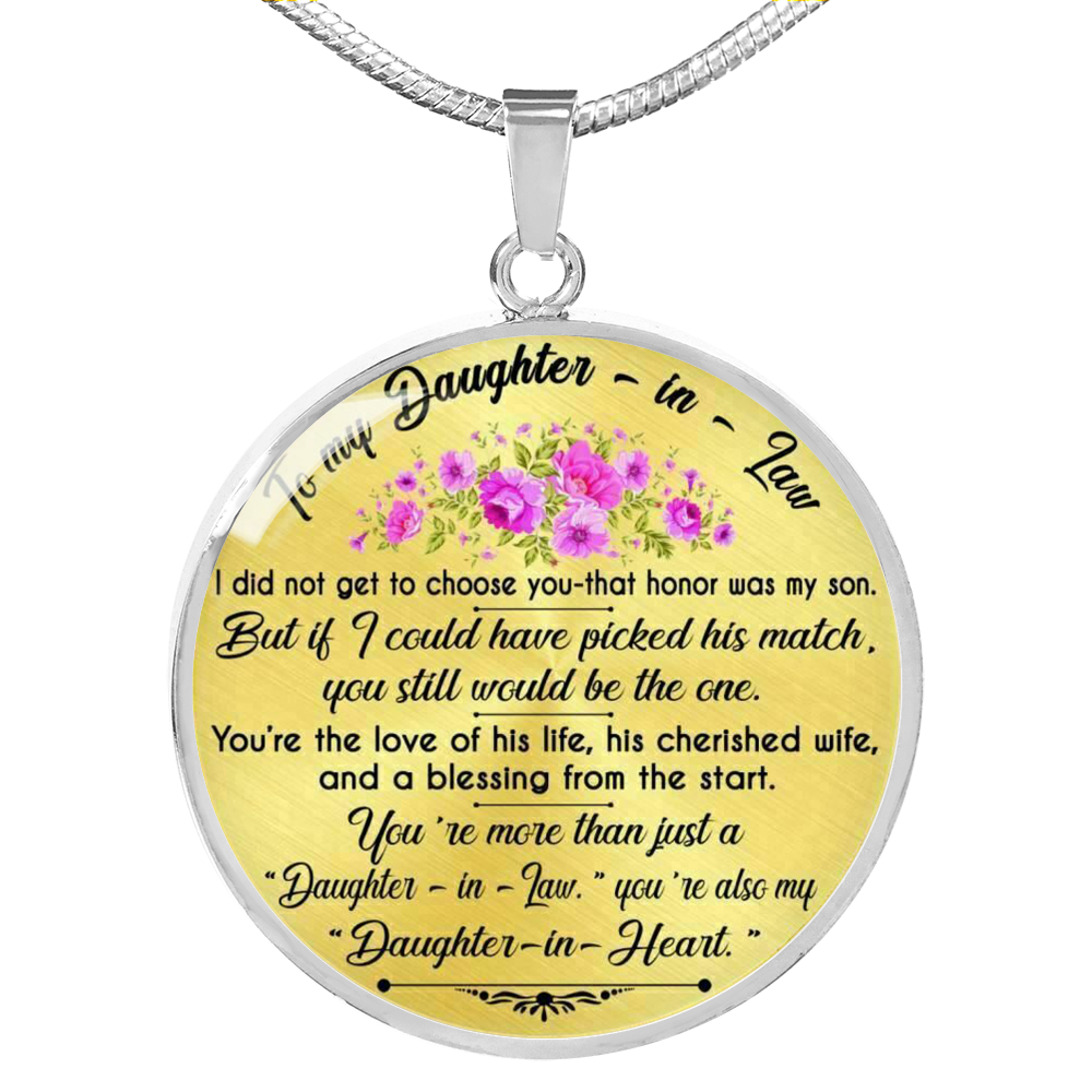 To My Daughter-In-Law - From Mother-in-Law-Luxury Necklace-Makes A Perfect Gift